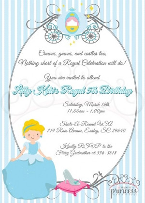 Cinderella Royal Ball Invitation