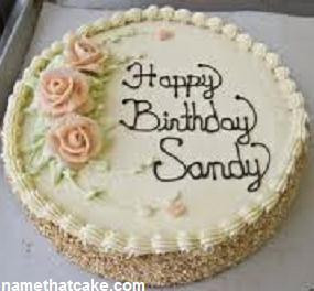 Happy Birthday Sandy Cake