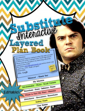 Teacher Editable Interactive Layered Plan Book- For secondary teachers ...
