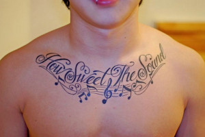 Download HERE >> men chest tattoo quotes ideas
