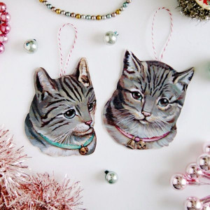 ... (choice of pink or blue collar) from Everyday is a HolidayKitty Cat