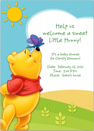 ... Us Welcome A Sweet Little Hunny It’s Baby Shower For Christy Romano