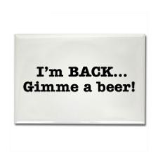 BACK... Quote BW Rectangle Magnet for