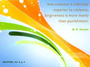 Gandhi Non Violence Quotes