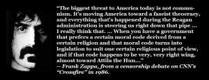 Frank Zappa Political Quotes