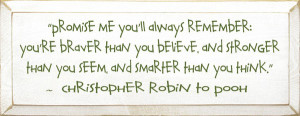 Promise Me You Will Always Remember... - Christopher Robin (small)