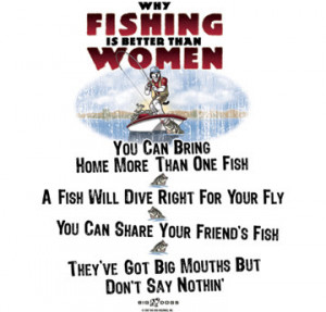 Fishing Quotes For Women Men often view women as a