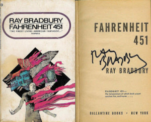 Fahrenheit 451 Book 1st Edition In honor of banned books week