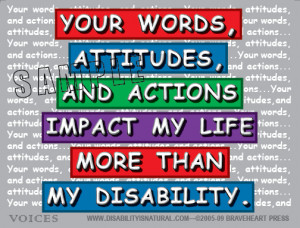 The Importance of Positive Communication to People with Disabilities