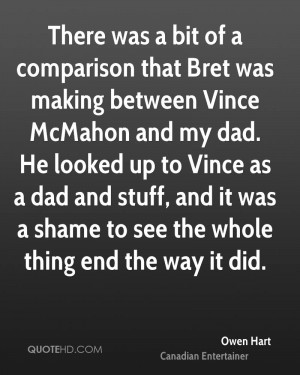 Owen Hart Dad Quotes