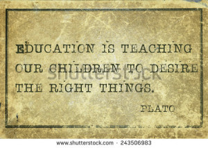 education is teaching our...