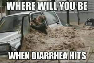Diarrhea (some potty humor)