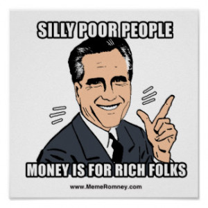 SILLY POOR PEOPLE POSTER