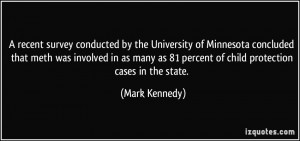 recent survey conducted by the University of Minnesota concluded ...