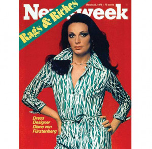 Diane von Furstenberg on the Cover of Newsweek 1976