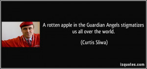rotten apple in the Guardian Angels stigmatizes us all over the world