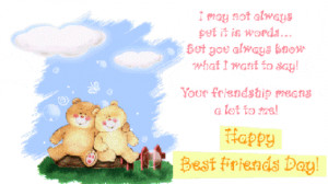 Happy Best Friends Day 2014 Cards and Pictures with Quotes & Wishes