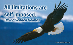 All limitations are self imposed.
