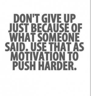Push harder.