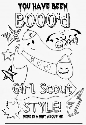 girl scout brownie coloring pages