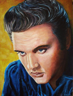 Elvis Presley Painting Fine