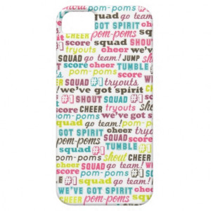 Cheerleading Sayings iphone 5 barely there case iPhone 5 Case