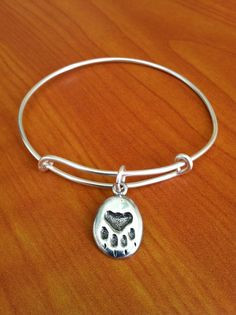 ... Charm, Sterling Silver, Wire, Alex and Ani inspired, Bangle Bracelet