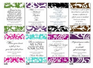 Caramel Corn Wedding Favor Label Designs