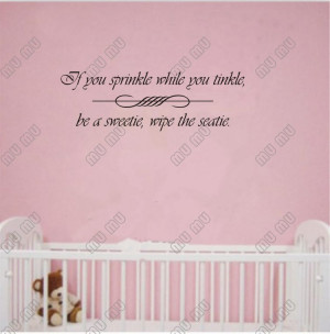 ... wall quotes bathroom sayings home art decor decal Size 22