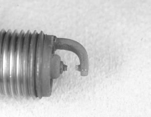 ... The small protrusions on this spark plugs electrodes identify it