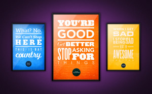 79 HD Bright Orange Color Motivational Wallpaper with Quotes