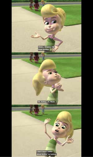 ... of Jimmy Neutron: Boy Genius -From the book gum scene in Jimmy Neutron