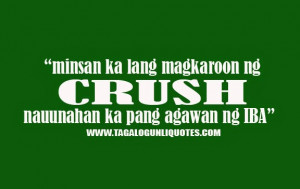 Sad Quotes Tagalog Crush