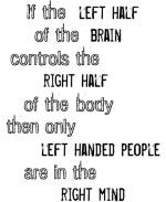 quotes for left handed people | Grunge Funny Left Handed Quote - Red ...