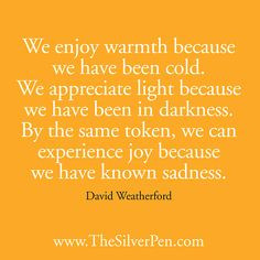 We think this is a great #quote by David Weatherford. Through #strife ...