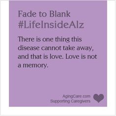 Alzheimer's....find a cure!!!