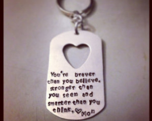 ... Stamped You're Braver Stronger and Smarter - Christopher Robin Quote