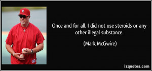 Mark McGwire Quote