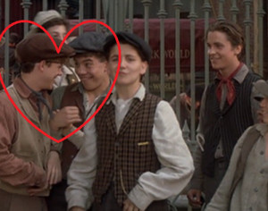 Now, we are panning over all the newsies and they somehow progress in ...