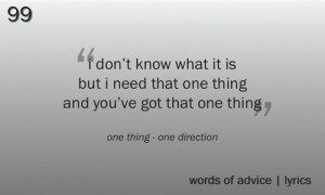 quote quotes lyric lyrics one direction one thing love song