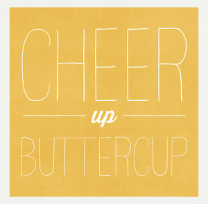 CHEER UP BUTTERCUP Art Print by Allyson Johnson | Society6