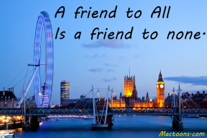 ... – Inspirational Friendship Quotes: LONDON–APRIL—London Eye
