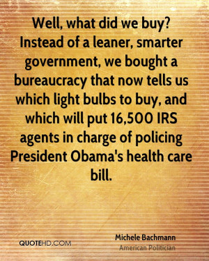 Michele Bachmann Health Quotes