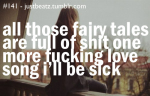 Sad Song Lyrics Tumblr Quotes Tagged as: #fairytale #lyrics