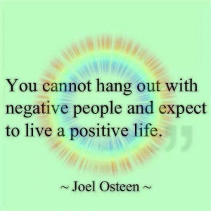 Negative people, positive life