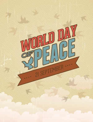 World Peace Quotes And Sayings World day of peace cards,