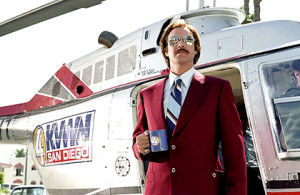 Will Ferrell announced in character that the long rumored Anchorman ...
