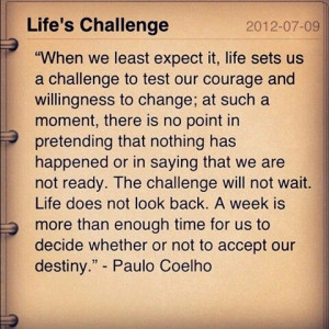LIFE CHALLENGES - Destiny - Paulo Coelho