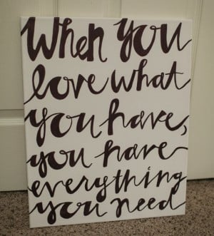 16x20 Hand painted canvas touching quote by OnceAGinn on Etsy, $30.00