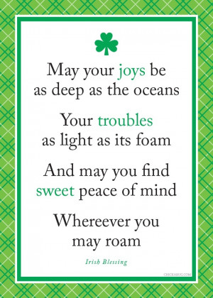 irish blessing